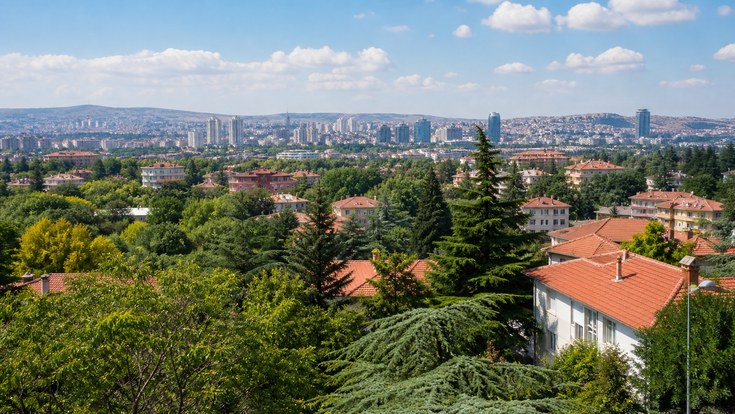 Ankara'da Konaklama Bölgeleri