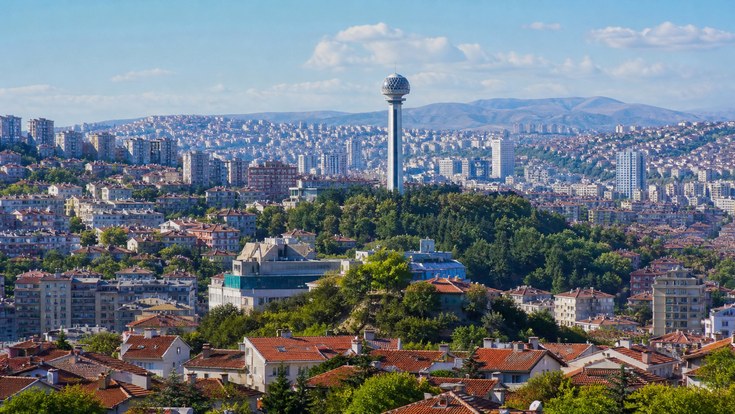 Ankara'da Konaklama Bölgeleri